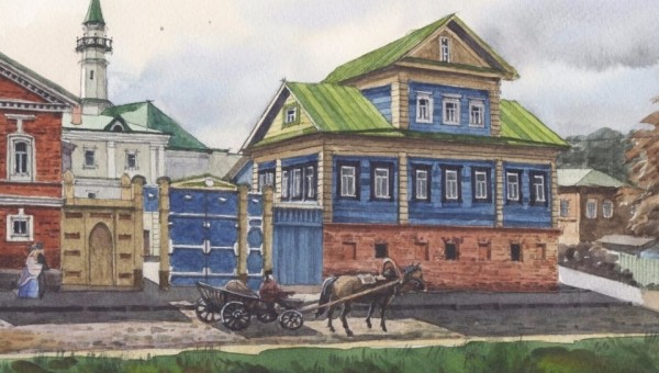 Выставка «Краски памяти. Деревянная Казань в акварелях архитектора Равиля Айдарова».