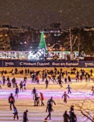 Открытие катка в парке Черное Озеро 