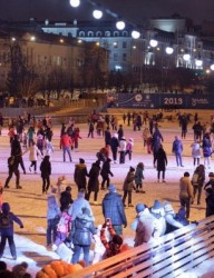 Новый год в парке Черное Озеро