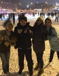 Каток в парке Черное озеро 