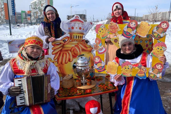 Масленичные гуляния на Черном озере