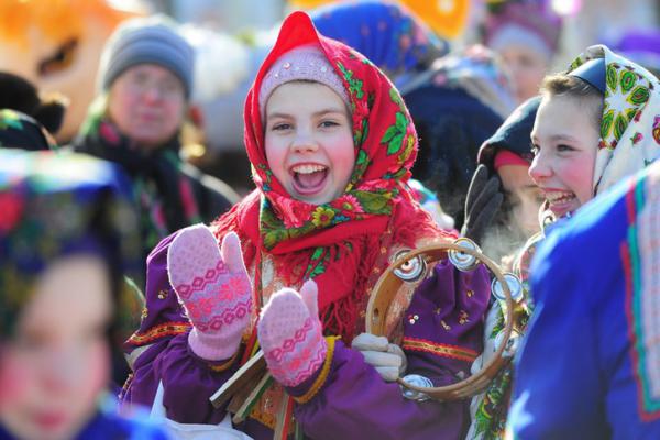 Праздник масленица на Лебяжьем озере