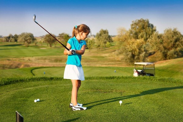 Открытый урок по гольфу для детей