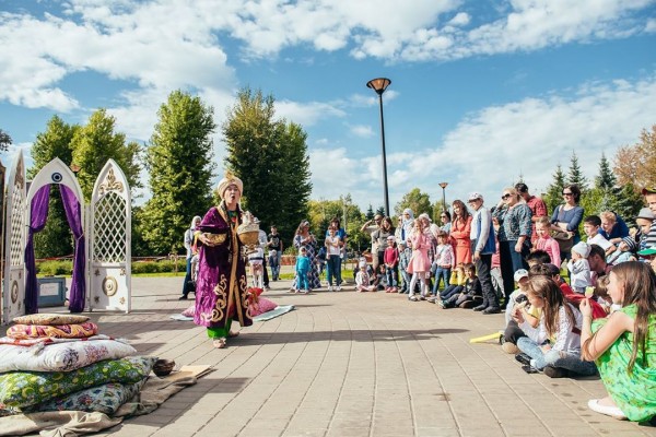 Детский праздник в парке им. Тинчурина