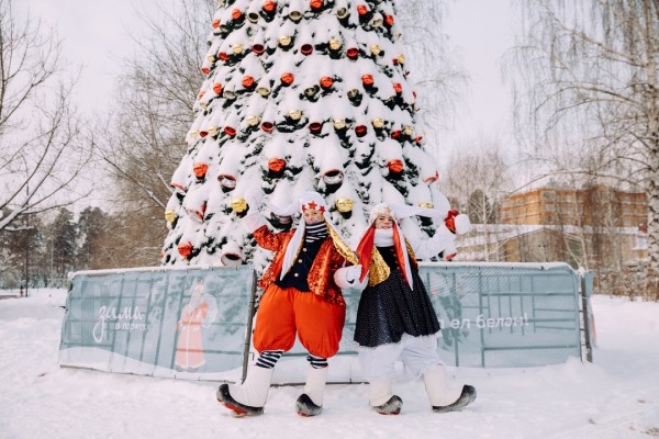 Открытие ёлочного городка в сквере «Дербышки»