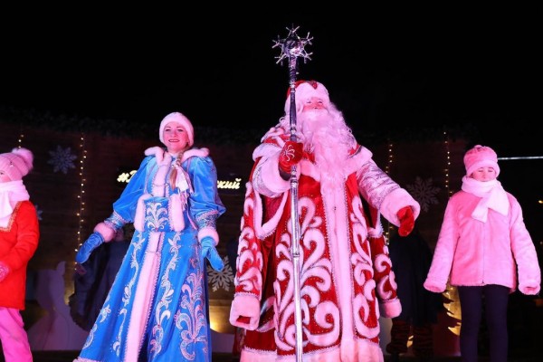 Открытие елочного городка в сквере "Дербышки"