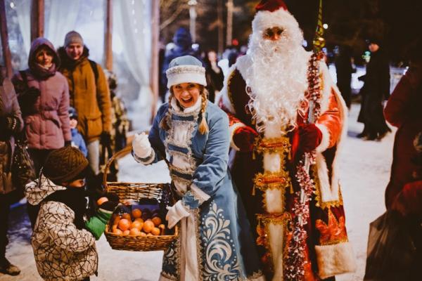 Предновогодний концерт в парке Урицкого